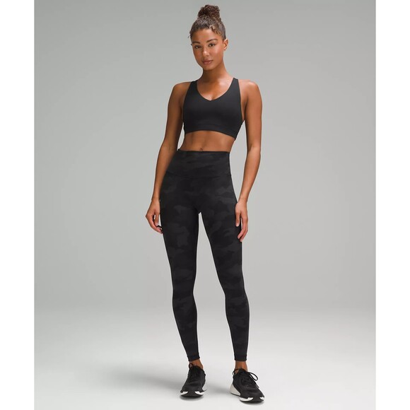 Lululemon Wunder Train High-Rise Tight 28"Heritage 365 Camo Deep Coal Multi 8 - Picture 1 of 8